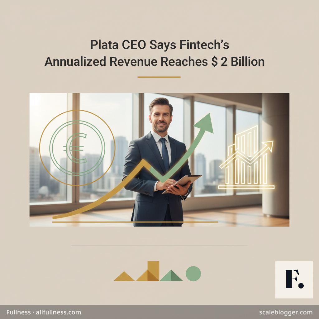 Plata CEO Says Fintech’s Annualized Revenue Reaches $1 Billion