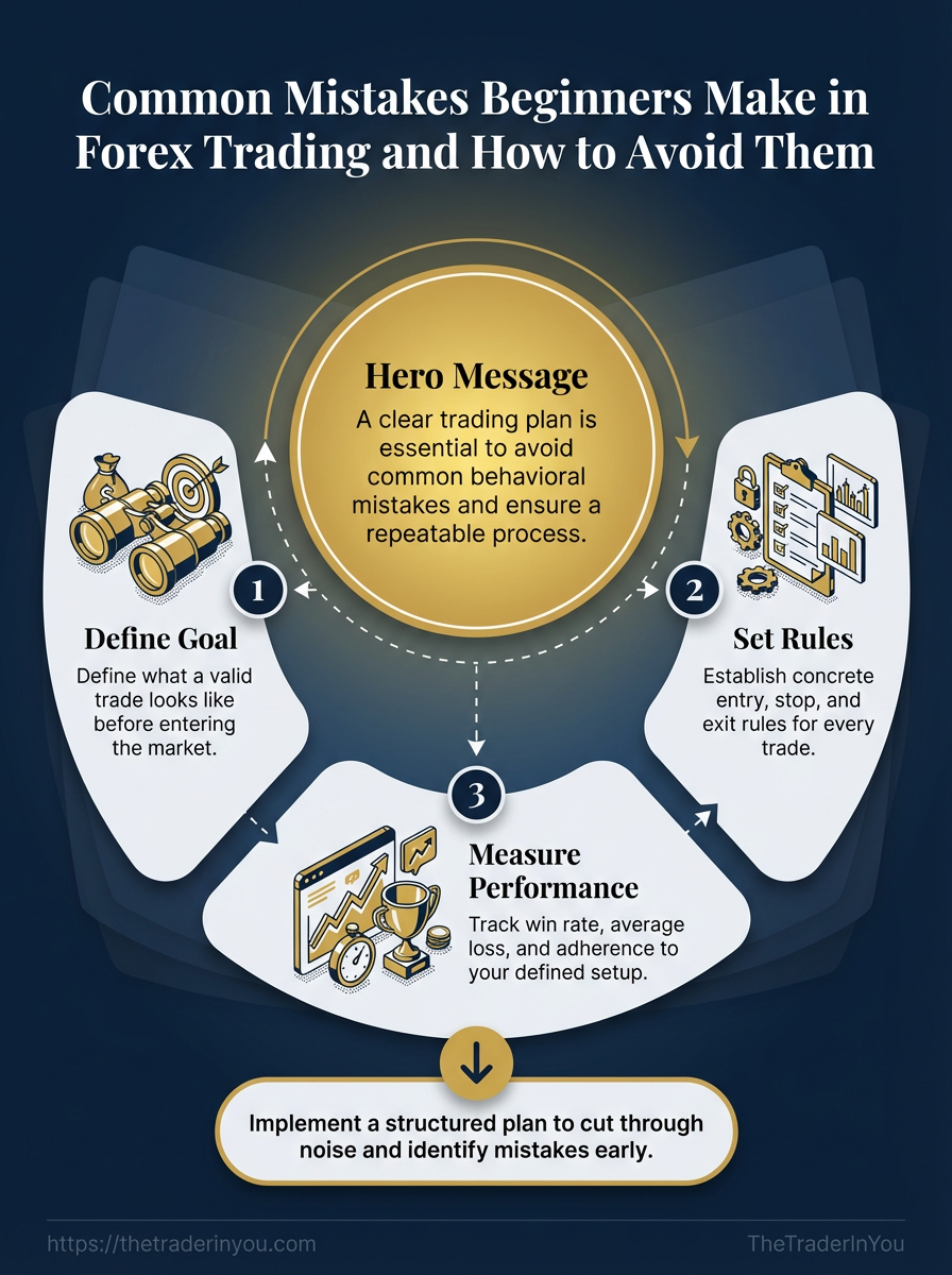 Common Mistakes Beginners Make in Forex Trading and How to Avoid Them 2 Infographic