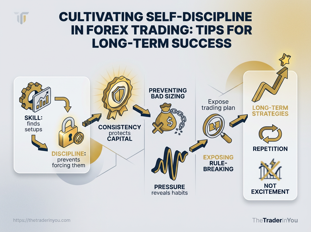 Cultivating Self-Discipline in Forex Trading: Tips for Long-Term Success 2 Infographic