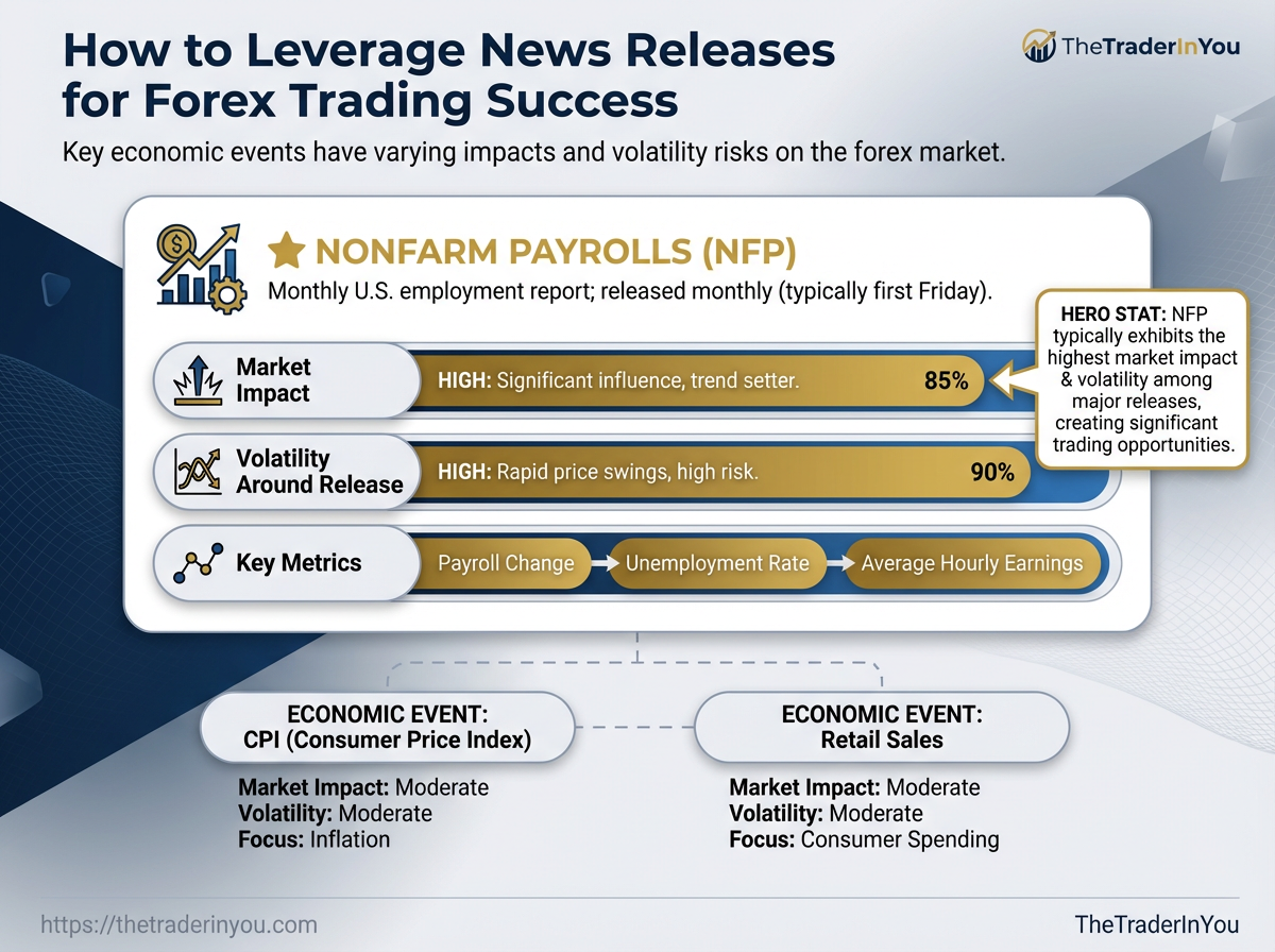 How to Leverage News Releases for Forex Trading Success 2 Infographic