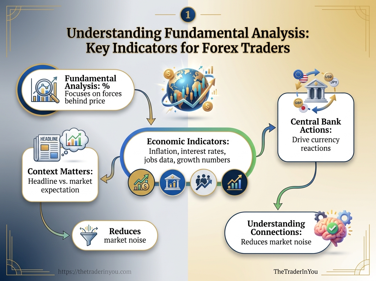 Understanding Fundamental Analysis: Key Indicators for Forex Traders 3 Infographic